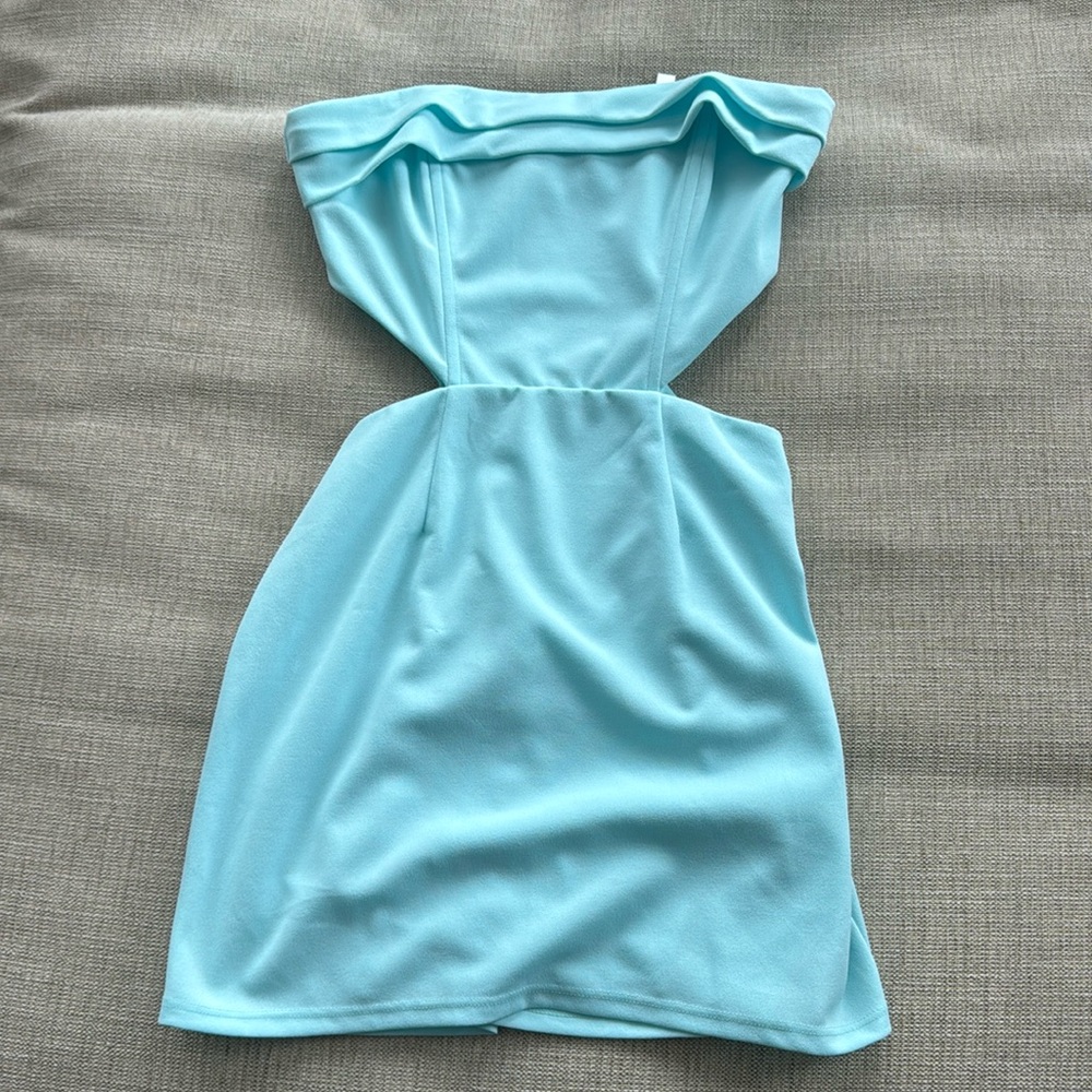 Lucy in the Sky light blues mini dress!